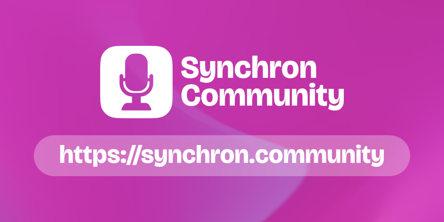 Die Synchron Community Website
